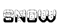 Snow Font Image