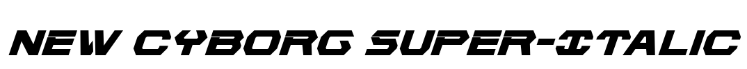 New Cyborg Super-Italic
