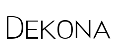 Dekona Font Image