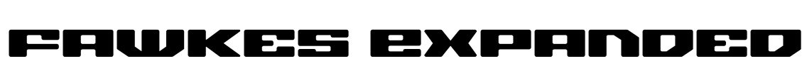 Fawkes Expanded Font Image