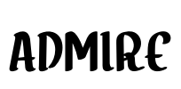 ADMIRE Font Image