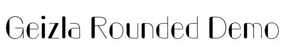 Geizla Rounded Demo Font Image