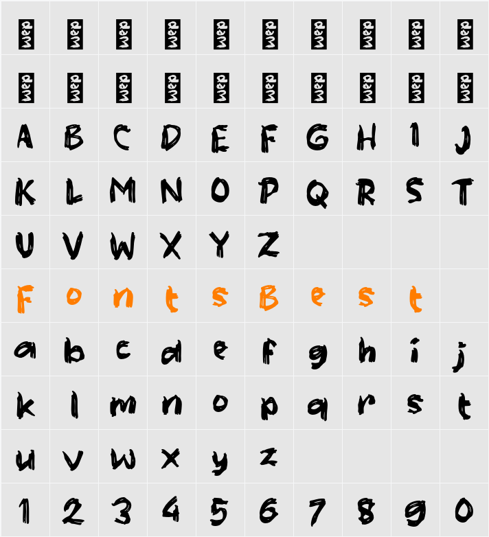 K Karow Character Map