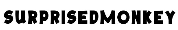 Surprisedmonkey Font Image