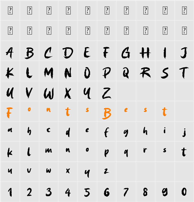 Deduction Character Map