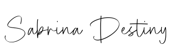 Sabrina Destiny Font Image