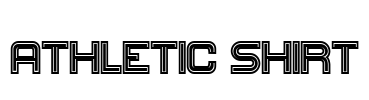 Athletic Shirt Font Image