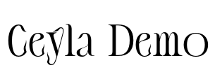 Ceyla Demo Font Image