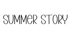Summer Story Font Image