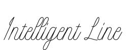 Intelligent Line Font Image