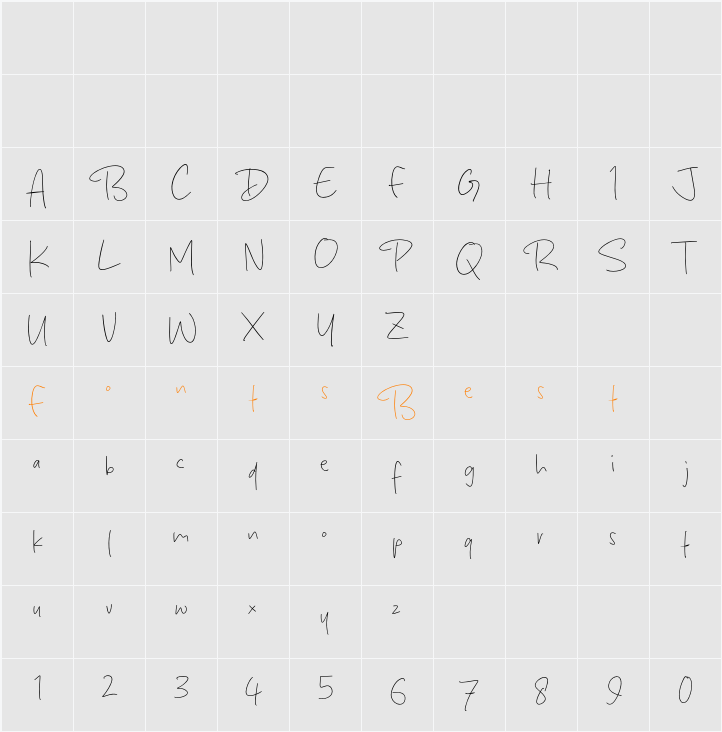 Redemption Light Character Map