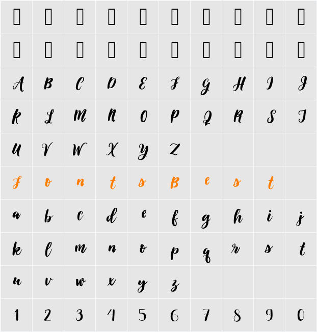 Alicia Character Map