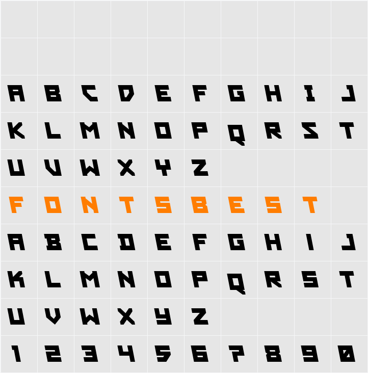 Hibernal Sentry Leftalic Character Map