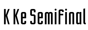 K Ke Semifinal Font Image