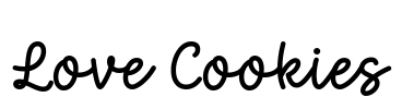 Love Cookies Font Image