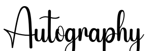 Autography Font Image