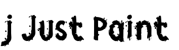 j Just Paint Font Image