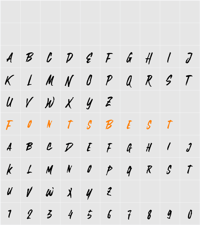 Arclone Moods Demo Character Map
