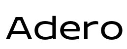 Adero Font Image