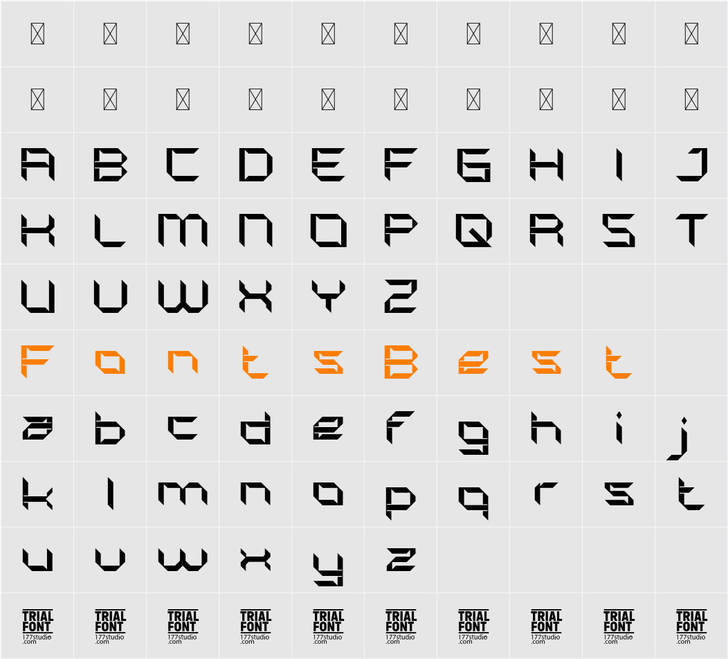 Distress Strength Demo Character Map