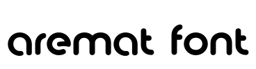 aremat font Font Image