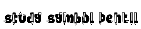 Study Symbol Pencil Font Image