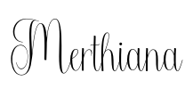 Merthiana Font Image