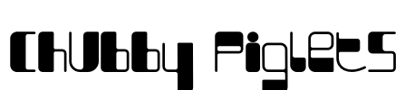 Chubby Piglets Font Image