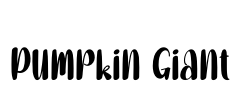 Pumpkin Giant Font Image