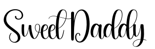 Sweet Daddy Font Image
