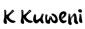 K Kuweni Font Image