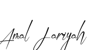 Amal Jariyah Font Image