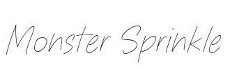 Monster Sprinkle Font Image