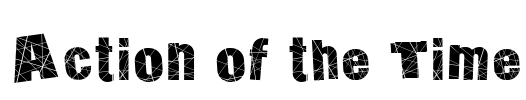 Action of the Time Font Image