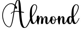 Almond Font Image