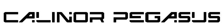 CALINOR PEGASUS Font Image