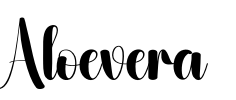 Aloevera Font Image