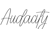 Audacity Font Image
