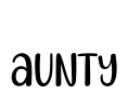 Aunty Font Image