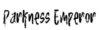 Darkness Emperor Font Image
