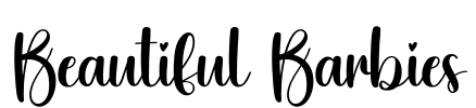 Beautiful Barbies Font Image