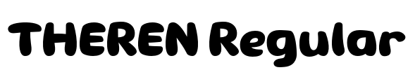 THEREN Regular Font Image