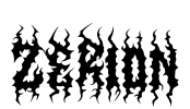ZERION Font Image