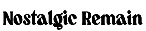 Nostalgic Remain Font Image