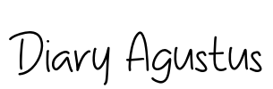 Diary Agustus Font Image