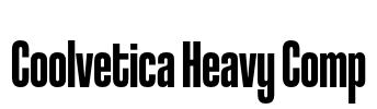Coolvetica Heavy Comp Font Image