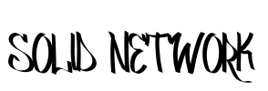 SOLID NETWORK Font Image