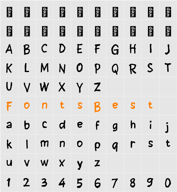 n Ngepur Character Map