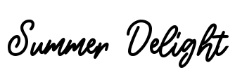 Summer Delight Font Image