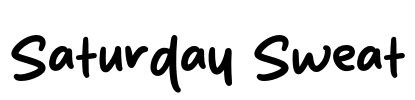 Saturday Sweat Font Image